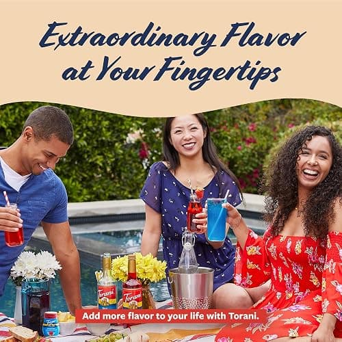 Torani Sugar Free Liquid Drink Enhancer Flavors Variety 3-Pack, 1.62 Oz Ea | Raspberry, Strawberry, and Coconut Water Enhancer Flavoring for Dirty Sodas, Lemonade, Iced Tea, Skinny Cocktails thumbnail 6
