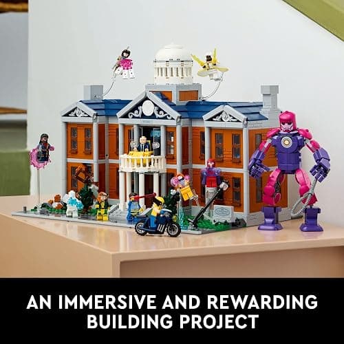 LEGO Marvel X-Men The X-Mansion Building Set - Marvel Collectibles DIY Craft Kit for Adults, Ages 18+ - Buildable Xavier Institute with 10 Minifigures - Gift Idea for Superhero Fans - 76294 thumbnail 4