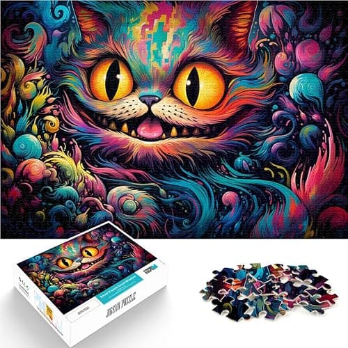 Alice nel paese delle meraviglie, 1000 pezzi, puzzle, regali, puzzle in legno, giocattolo educativo, giochi di famiglia, regali di Natale e di compleanno (50 x 75 cm) - Image 1