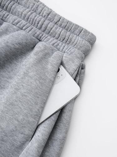 ZUGJAM Men's Baggy Sweatpants Wide Leg Lounge Sweat Pants with Pockets thumbnail 3