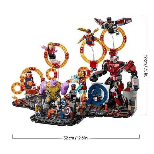 LEGO Marvel Avengers: Endgame Final Battle Building Toy with a Thanos Figure, Ant-Man Mech & 9 Minifigures incl. Captain America, Black Panther, Iron Man & Doctor Strange - Gift for Boys & Girls 76323 thumbnail 3