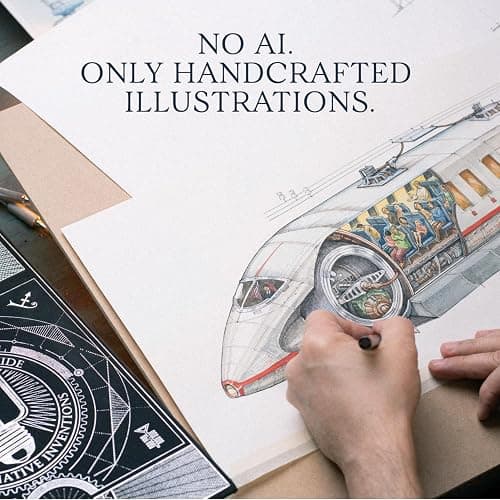 The Black Book. The Ultimate Guide to Alternative Inventions | Invention Encyclopedia with Over 250 Pages of Parallel Worlds with Mesmerizing, Hand-Drawn Illustrations thumbnail 4