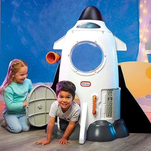 Little Tikes Adventure Rocket Realistic Space Astronaut Pretend Role Play for Kids, Boys, Girls, 2-6 Years Old thumbnail 9