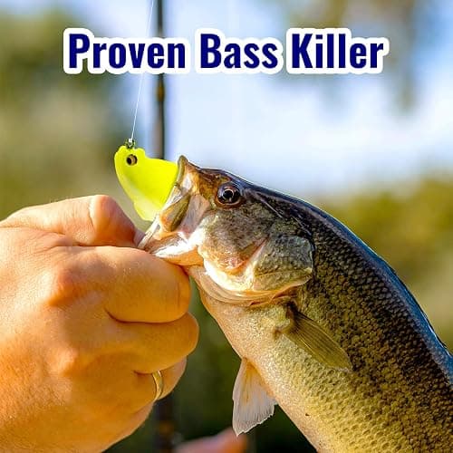 CASTSTRIKE Soft Fishing Lures 5pcs Kit with Tackle Box Weedless Paddle Tail Swimbaits for Bass Trout Crappie Walleye Freshwater Saltwater Life Like Action Durable Plastic Sharp Hooks thumbnail 5
