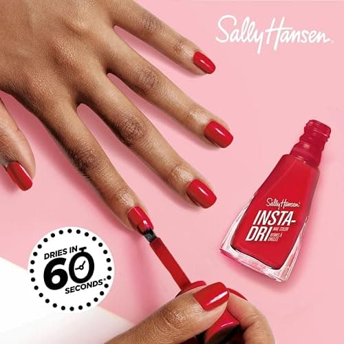 Sally Hansen Insta-Dri, Cinna-Snap, Quick Dry, Long Lasting, Opaque, Shiny Red Nail Polish thumbnail 6