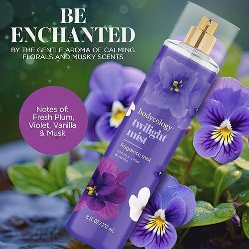 Bodycology Long-Lasting Fragrance Body Mist, Twilight Mist, 8 fl oz - Twilight Mist - 8 Fl Oz (Pack of 1) thumbnail 2