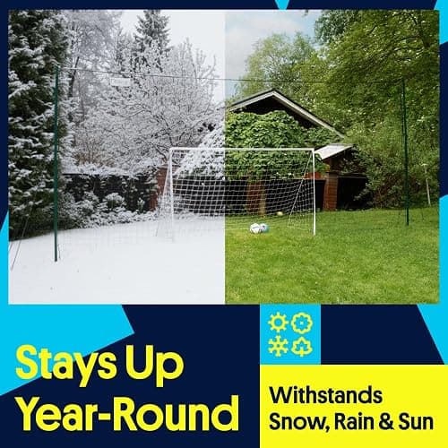 Open Goaaal 3-in-1 Soccer Training Rebounder & Goal Backstop Net - Soccer Goal for Volley, Passing, Solo Training - Outdoor Sports, Backyard Games thumbnail 10