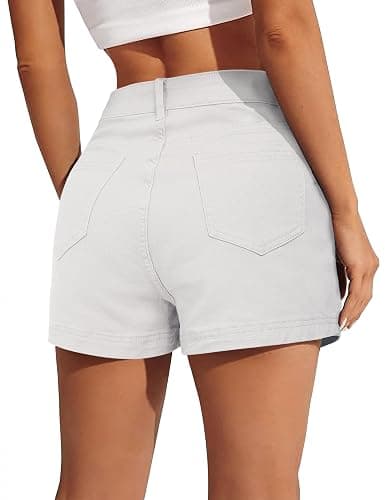 BISUAL Denim Skort for Women High Waist Mini Denim Skirt Casual Stretch Jean Skirts for Women Denim with Pockets thumbnail 4