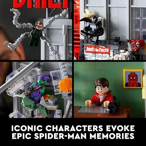 LEGO Marvel Spider-Man Daily Bugle Building Sets for Adults - Display as Office or Book Shelf Decor - Gifts for Christmas - 25 Minifigures - 76178 thumbnail 6