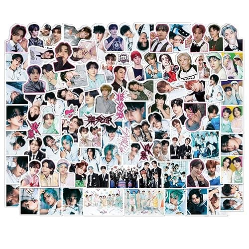Kpop 樂-Star 95pcs Stickers Vinyl Rock Star Laptop Luggage Sticker Pack for Phone Luggage Deals Merchandise