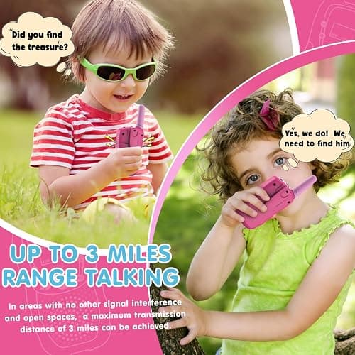 Selieve Toys for 3-12 Year Old Girls Boys, Walkie Talkies for Kids 22 Channels 2 Way Radio Toy with Backlit LCD Flashlight, 3 Miles Range for Outside, Camping, Hiking thumbnail 5