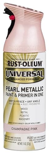 Rust-Oleum 301537 Universal All Surface Pearl Metallic Spray Paint, 11 oz, Champagne Pink - Image 1