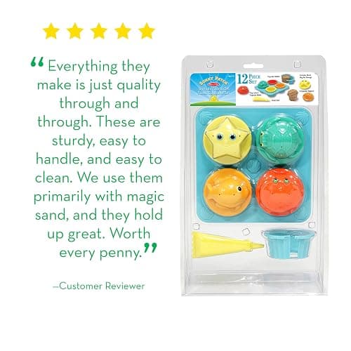 Melissa & Doug Sunny Patch Seaside Sidekicks Sand Cupcake Play Set thumbnail 6