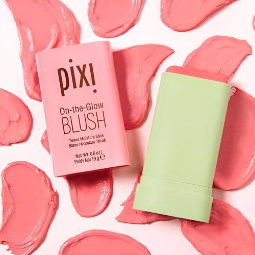 Pixi On-the-Glow Blush - Fleur, Hydrating Tinted Moisture Blush Stick with Ginseng, Aloe Vera & Fruit Extracts, For Cheeks & Lips, 19g / 0.6oz, Paraben-Free thumbnail 4