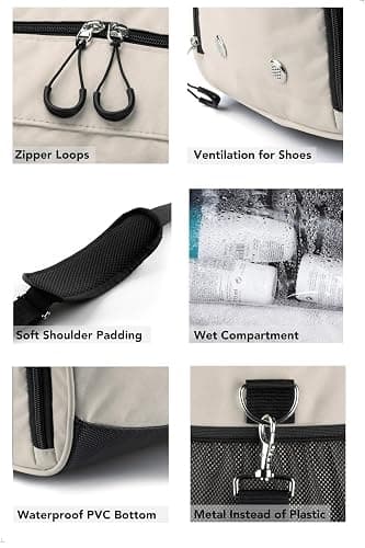 Fitgriff® Gym Bag for Men & Women with Shoe & Wet Compartment - Duffle Bag for Travel, Sports, Fitness & Workout thumbnail 2