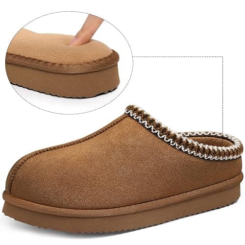 Litfun Memory Foam Slippers for Women Men Cozy Warm House Shoes Indoor and Outdoor thumbnail 3