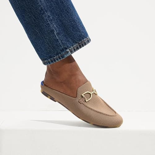 Rothy's The Double Bit Loafer Mule Women's Slip-On Shoes, Rounded-Toe Flats, Machine Washable thumbnail 5