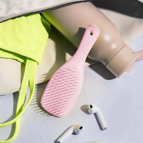 Tangle Teezer Ultimate Detangler Haarbürste, beseitigt Knoten & reduziert Bruch, Mini-Haarbürste für Reisen, kleine Hände & alle Haartypen, Millennial Pink - Millennial Pink thumbnail 5