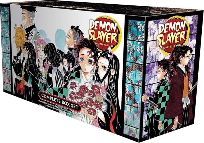 Demon Slayer Manga Box Set Kimetsu no Yaiba (Volumes 1–23) – English Premium Manga Edition with Booklet & Poster – Koyoharu Gotouge, VIZ Media & Juliet Music Bookmark (Demon Slayer: Kimetsu no Yaiba) thumbnail 3
