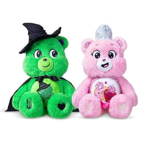 Care Bears - x Wicked 2-Pack - Love-a-Lot Bear as Glinda & Good Luck Bear as Elphaba thumbnail 3
