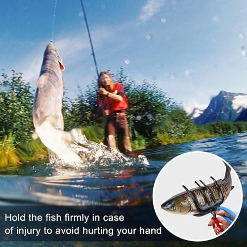Mirfane 3 Claw Fish Gripper, 2026 Upgraded Metal Fishing Pliers Gripper, Multifuctional Fish Grippers for Fishing, Fish Grabber Tool for Most Freshwater Fish and Crab thumbnail 5