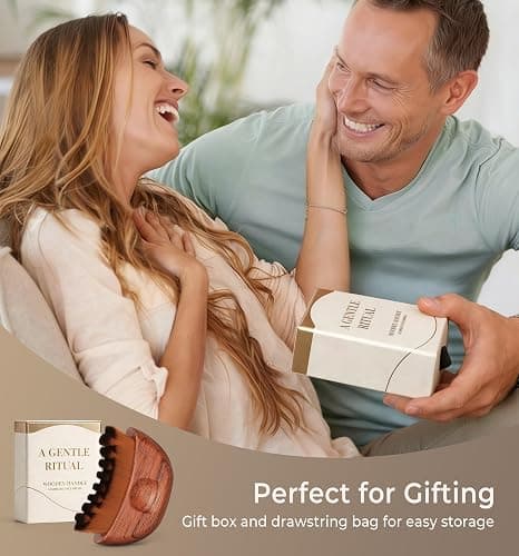 Lymphatic Contour Face Brush - Wooden Face Brush for Lymphatic Drainage - Facial Sculpting Guasha Dry Brushing Massage Tool - Contour Glow Brush Lymph Drainage Depuff Lift Brushes for Face Neck Chin thumbnail 7