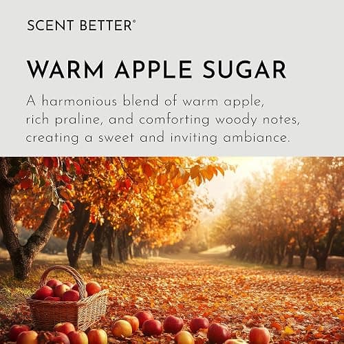 Scent Better Warm Apple Sugar Aroma Essential Oil Blend: an Aromatherapy Blend of Apple, Oakwood, and Praline for Ultrasonic Diffusers & Nebulizers (2 Fl Oz, 60 mL) thumbnail 2
