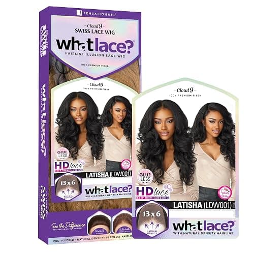 Sensationnel What Lace 13X6 Wigs - Latisha Lacefrontal Hand Tied Glueless Synthetic With Natural Density Preplucked Hairline (FLAMBOYAGECHOCOLATE) thumbnail 8