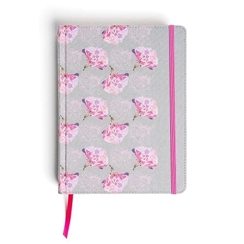 Biblia Reina Valera 1960 de apuntes gris y floreado , tela impresa | RVR 1960 NoteTaking Bible, Grey and Pink, Cloth over Board (Spanish Edition) thumbnail 6