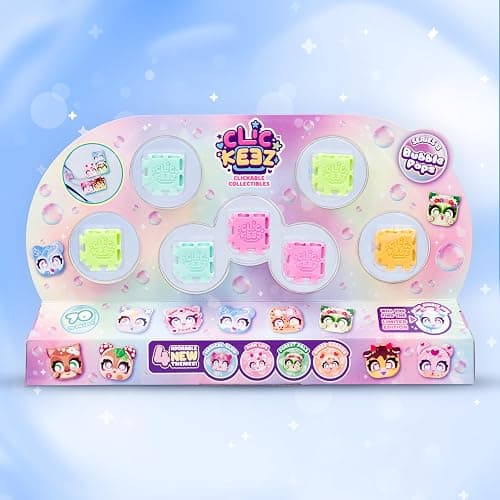 Clickeez Series 3 12-Pack | 12 Collectible Character Keyboard Keys Click and Clack | Create 2 Keychains | Ages 6+ thumbnail 10