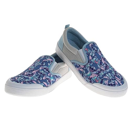 Disney Lilo and Stitch Lowtop Sneakers - Stitch Low Top Shoes Slipon Closure Cushioned Lightweight Sizes 12-13 Little Kid 1-4 Big Kid 5-10 Adult thumbnail 5