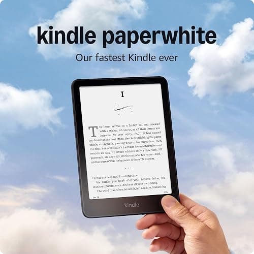 Amazon Kindle Paperwhite 16GB (newest model) – Our fastest Kindle ever, with new 7" glare-free display and weeks of battery life – Black + 3 Months of Kindle Unlimited (with auto-renewal) thumbnail 7