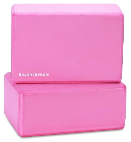 Fitvids Set of 2 High Density Yoga Blocks, 9"x6"x4" Each, Pair, Multiple Colors thumbnail 2