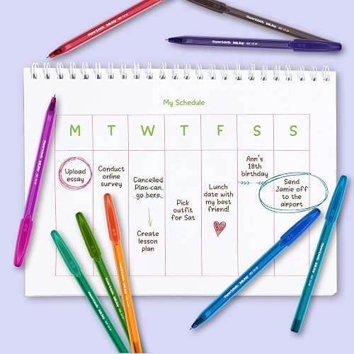 Paper Mate InkJoy 100ST Ballpoint Pens | Medium Point (1.0mm) | Fun Colours | 10 Count thumbnail 6