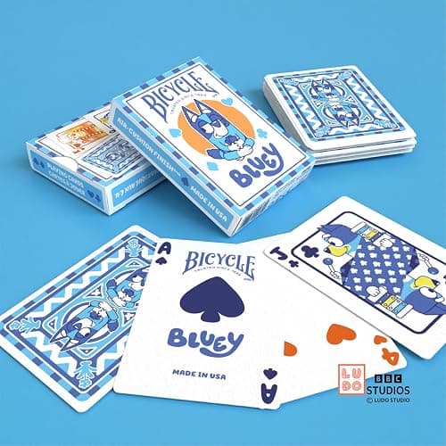 Bicycle Bluey Playing Cards Deck, Cute and Collectible Bluey Toys Deck of Card Game for Family Game Night Featuring Bingo, Chilli, and Bandit thumbnail 8