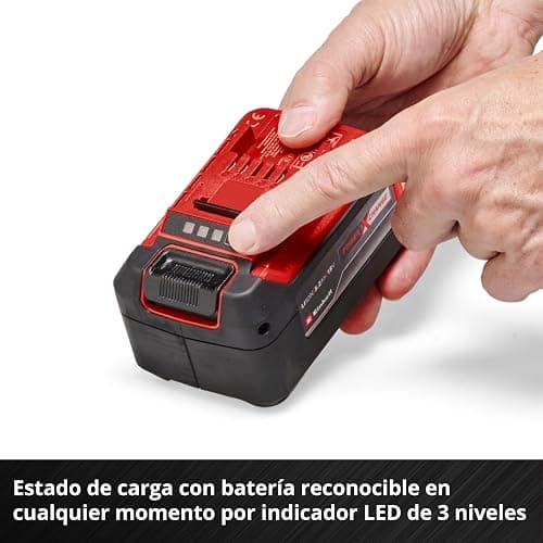 Einhell batería 18V 5.2Ah Power X-Change Plus - Li-Ion, 18V, para Todos los Dispositivos PXC, indicador de Nivel de Carga LED, Sistema de gestión de batería proactivo, sin autodescarga, sin Cargador thumbnail 5