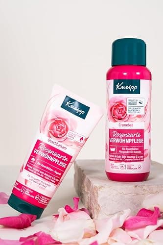 Kneipp Duschbalsam Rosenzarte Verwöhnpflege - Duschgel mit hochwertigem Extrakt aus Bio Rosenblüten & einem pflegenden Öl-Komplex schenkt ein glattes Hautgefühl und pflegt die Haut - 200ml thumbnail 5