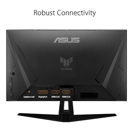 ASUS TUF Gaming 27” 1440P Gaming Monitor (VG27AQM1A) - QHD (2560 x 1440), 260Hz, 1ms, Fast IPS, Extreme Low Motion Blur Sync, Freesync Premium, G-SYNC Compatible, DisplayHDR400, 3 Year Warranty thumbnail 6