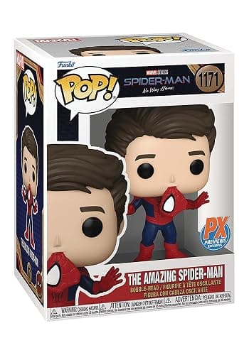 Funko Marvel Spider-Man No Way Home POP | Exclusive Spider-Man Unmasked thumbnail 4