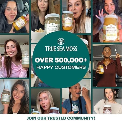 TrueSeaMoss Sea Moss Gel – Made in USA – Wildcrafted Seamoss, Fresh Fruits & Sea Vegetables – Mango, Pack of 1 (Labels may Vary) thumbnail 9