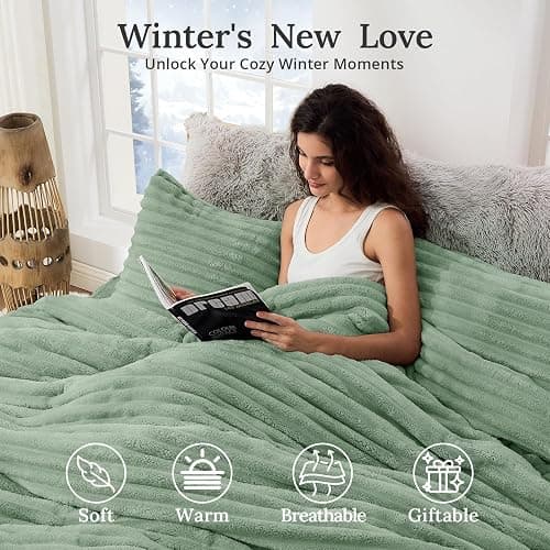New comforter for the winter monthes! (Sage) thumbnail 3