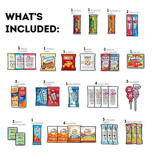 CRAVEBOX Snacks Box Variety Pack Care Package (65 Count) thumbnail 2