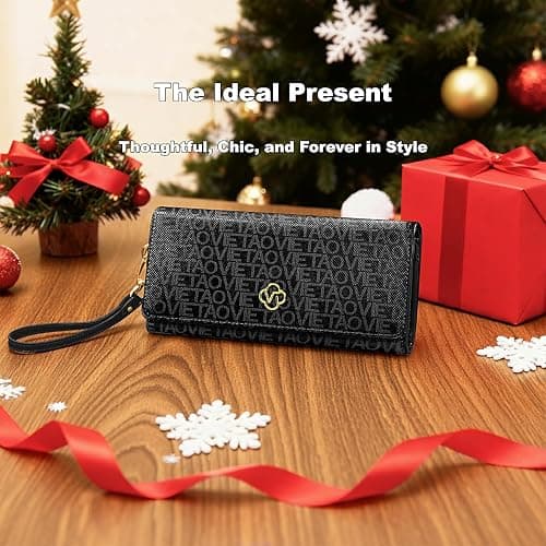 VelaStyle Womens Wallet, RFID Blocking Wristlet Wallets for Women, thumbnail 9