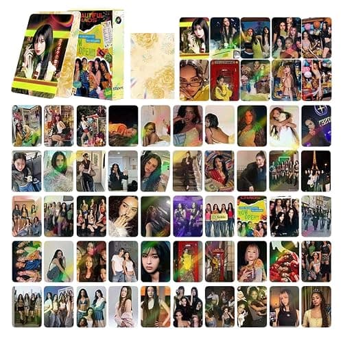 CCHZYSKO Katseye Photo Cards Novel Idol Album Lomo Cards Set Mini Photocards Set Fans Girls Women Men Fans Novel Idol Album 09-55PCS A - Image 1