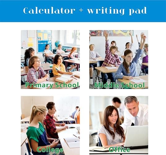 Scientific Calculators for College Students, IPepul Pink Desktop Math Solar Calculator with Notepad,991EX Type-C Rechargeable 552 Functions, School Supplies for Middle High School and Students(Pink) thumbnail 6