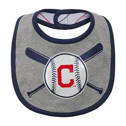 Outerstuff MLB Infant (12M-24M) is It Game Time Yet Bib and Booty Set, Cleveland Indians, 18M thumbnail 3