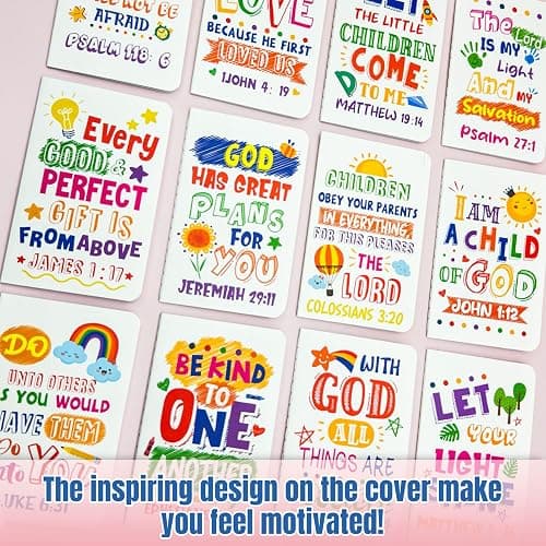 24Pcs Bible Verse Notepads,Mini Religious Pocket Notebooks Motivational Christian Small Inspirational Notepads Journals Gift Bulk Prizes for Kids Teacher School Home Travel Supplies (Bible White) thumbnail 4