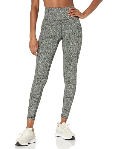 Amazon Essentials Women's Active Sculpt Workout High Rise Full Length Leggings with Pockets (Available in Plus Size) - Image 1