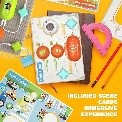 SMILESSKIDDO Science Kits Electronics STEM Kit 420+ Projects 35 Parts | Over 420 Experiments, 35 Circuit Parts, Hands-On STEM Learning, Educational Toy, Gift for Kids Ages 3-12 thumbnail 6