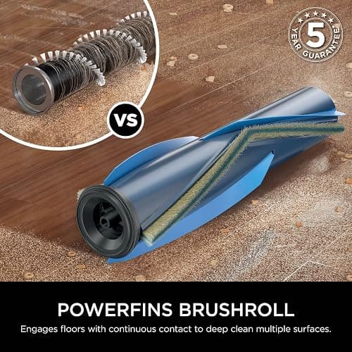 Shark PowerPro Cordless Stick Vacuum Cleaner, Lightweight, Floor Detect Technology, Anti-Hair Wrap Technology, Anti-Allergen Complete Seal, Flexible, Handheld mode, Navy Metallic, IZ380UK thumbnail 3